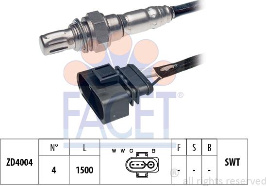 FACET 10.7087 - Sonde lambda cwaw.fr