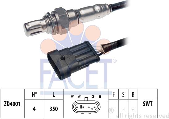 FACET 10.7075 - Sonde lambda cwaw.fr