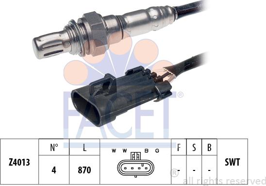 FACET 10.7070 - Sonde lambda cwaw.fr