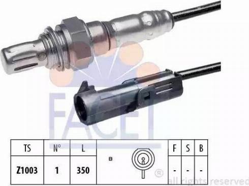 FACET 10.7072 - Sonde lambda cwaw.fr