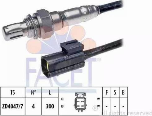 FACET 10.7197 - Sonde lambda cwaw.fr