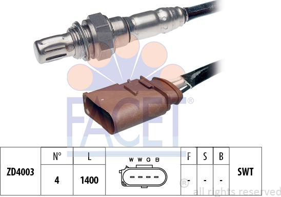 FACET 10.7180 - Sonde lambda cwaw.fr