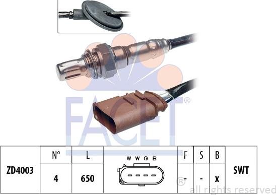 FACET 10.7178 - Sonde lambda cwaw.fr