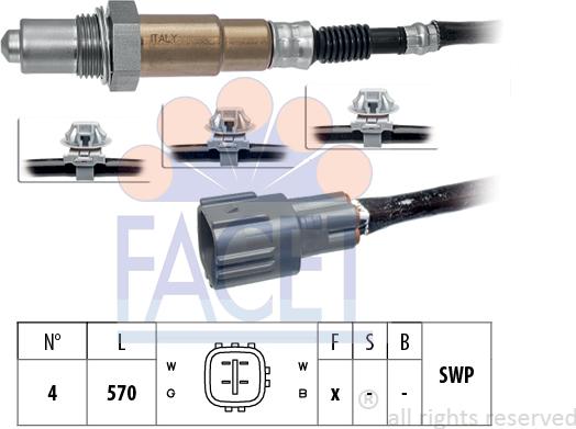 FACET 10.7848 - Sonde lambda cwaw.fr