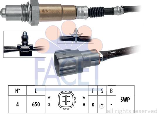 FACET 10.7805 - Sonde lambda cwaw.fr