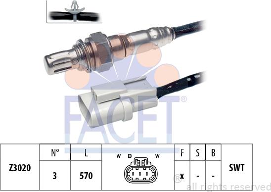 FACET 10.7398 - Sonde lambda cwaw.fr