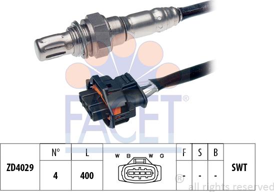 FACET 10.7343 - Sonde lambda cwaw.fr