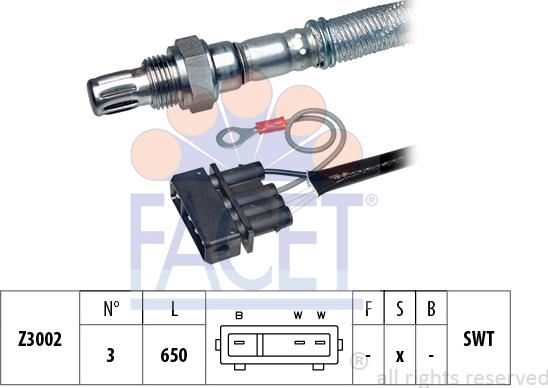 FACET 10.7347 - Sonde lambda cwaw.fr