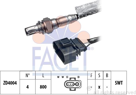 FACET 10.7352 - Sonde lambda cwaw.fr