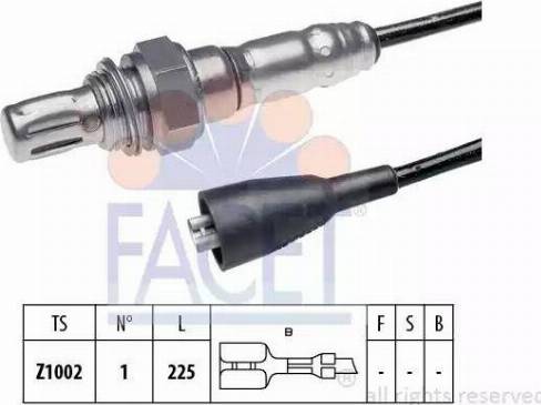 FACET 10.7383 - Sonde lambda cwaw.fr