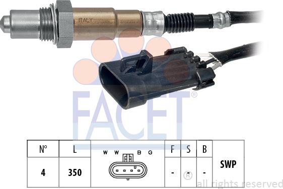 FACET 10.7336 - Sonde lambda cwaw.fr