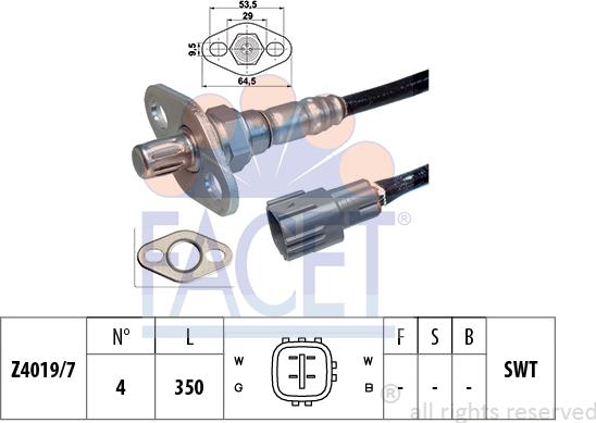 FACET 10.7370 - Sonde lambda cwaw.fr