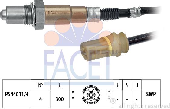 FACET 10.7298 - Sonde lambda cwaw.fr