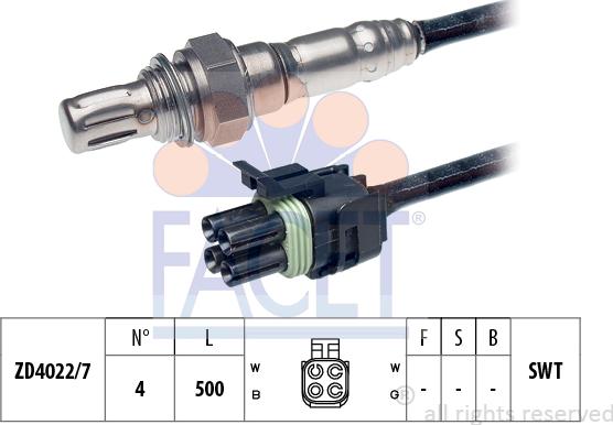 FACET 10.7268 - Sonde lambda cwaw.fr