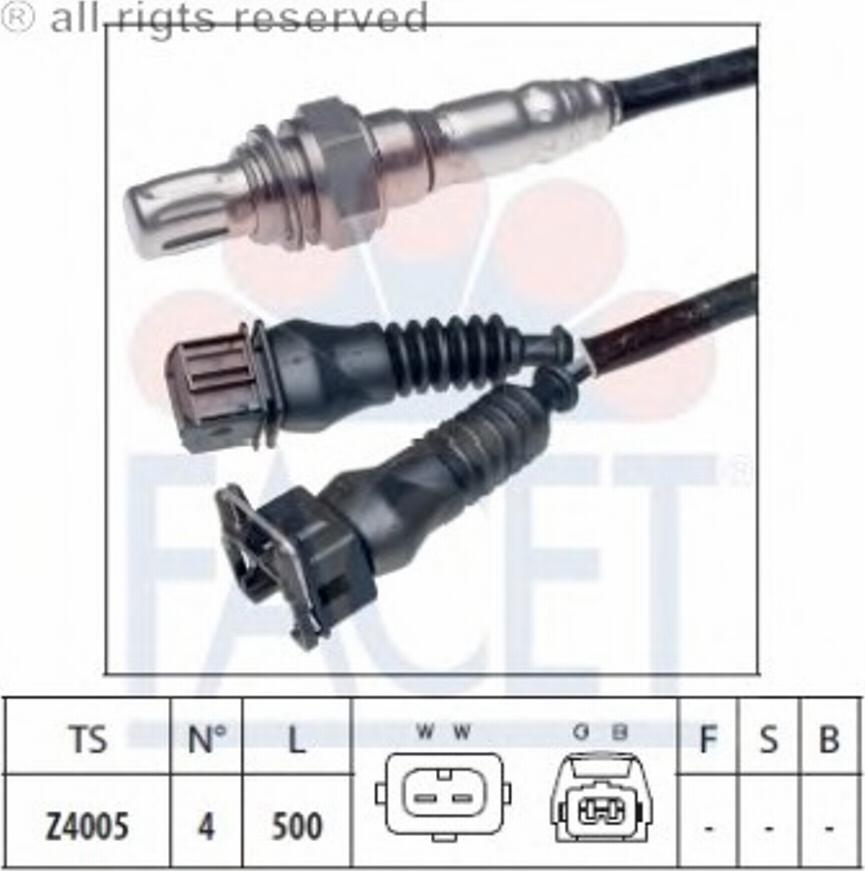 FACET 107210 - Sonde lambda cwaw.fr