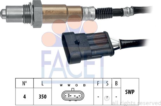 FACET 10.7213 - Sonde lambda cwaw.fr