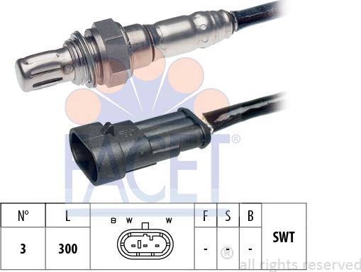 FACET 10.7284 - Sonde lambda cwaw.fr