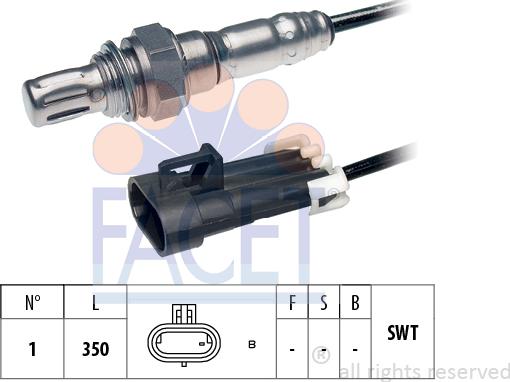 FACET 10.7287 - Sonde lambda cwaw.fr