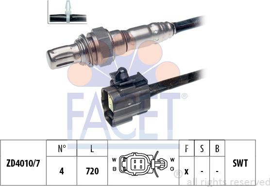 FACET 10.7231 - Sonde lambda cwaw.fr