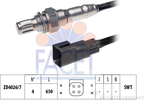 FACET 10.7797 - Sonde lambda cwaw.fr