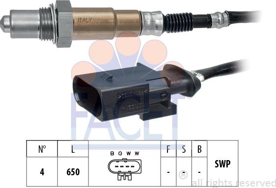 FACET 10.7750 - Sonde lambda cwaw.fr