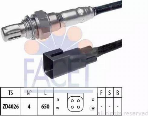 FACET 10.7704 - Sonde lambda cwaw.fr