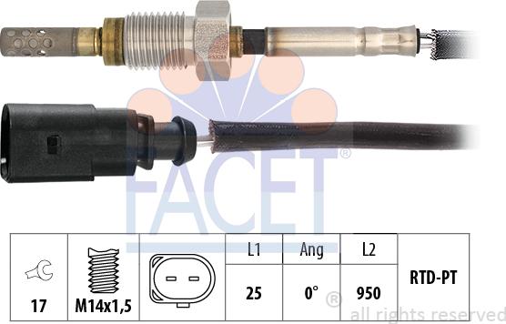 FACET 22.0317 - Capteur, température des gaz cwaw.fr