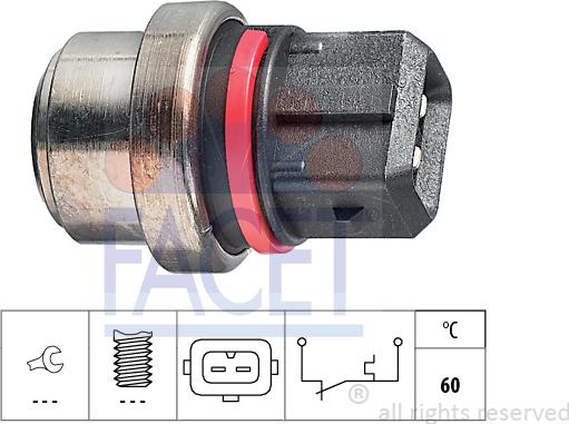 FACET 7.4075 - Sonde de température, liquide de refroidissement cwaw.fr