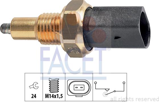 FACET 7.6256 - Contacteur, feu de recul cwaw.fr