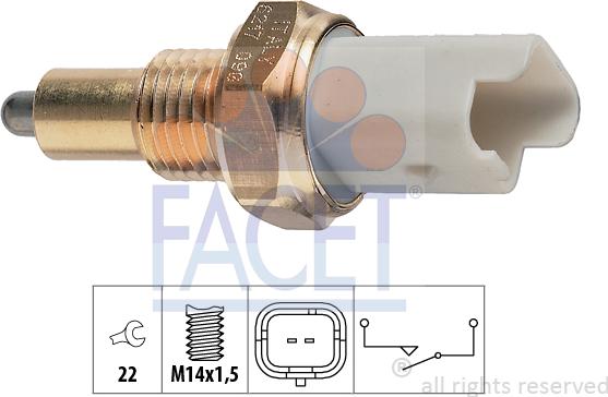 FACET 7.6217 - Contacteur, feu de recul cwaw.fr