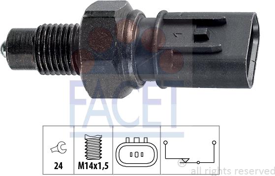 FACET 7.6235 - Contacteur, feu de recul cwaw.fr