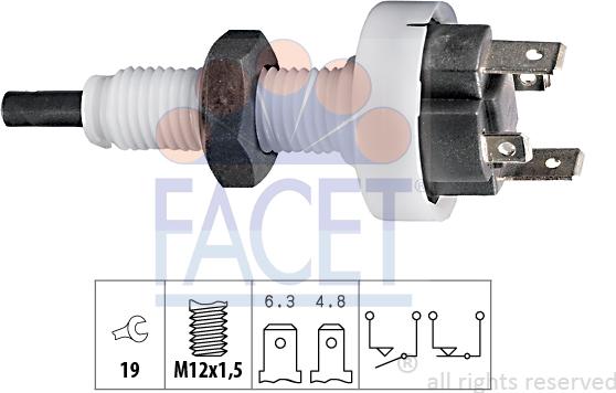 FACET 7.1049 - Interrupteur des feux de freins cwaw.fr