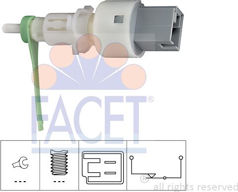 FACET 7.1159 - Commande, embrayage (régulateur de vitesse) cwaw.fr