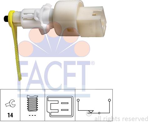 FACET 7.1153 - Interrupteur des feux de freins cwaw.fr