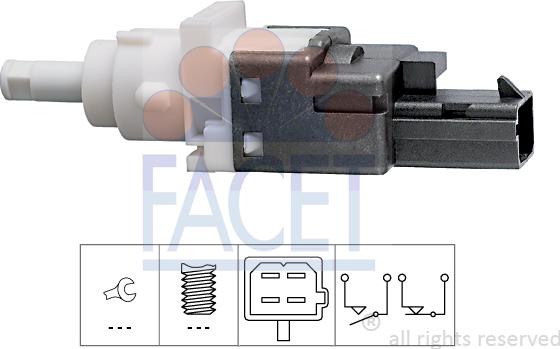 FACET 7.1161 - Interrupteur des feux de freins cwaw.fr