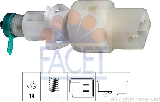 FACET 7.1127 - Interrupteur des feux de freins cwaw.fr