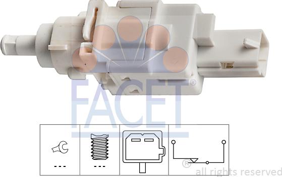 FACET 7.1179 - Interrupteur des feux de freins cwaw.fr