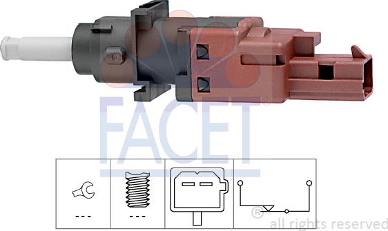 FACET 7.1170 - Commande, embrayage (régulateur de vitesse) cwaw.fr