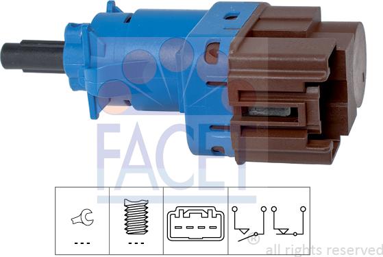 FACET 7.1247 - Interrupteur des feux de freins cwaw.fr