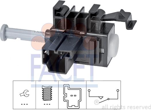 FACET 7.1236 - Commande, embrayage (régulateur de vitesse) cwaw.fr