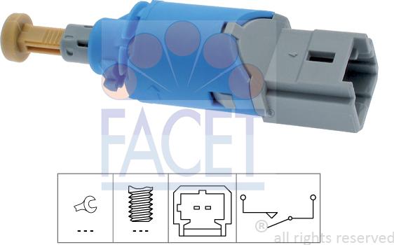 FACET 7.1224 - Interrupteur des feux de freins cwaw.fr