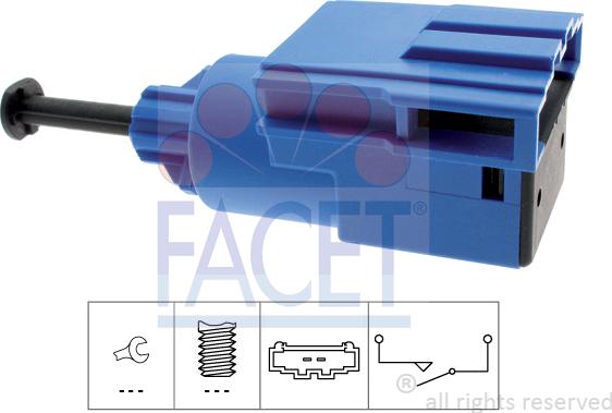 FACET 7.1220 - Commande, embrayage (régulateur de vitesse) cwaw.fr