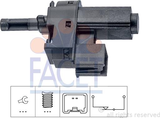 FACET 7.1221 - Commande, embrayage (régulateur de vitesse) cwaw.fr