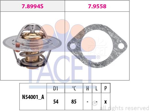 FACET 7.8994 - Thermostat d'eau cwaw.fr