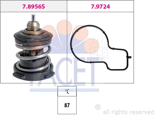 FACET 7.8956 - Thermostat d'eau cwaw.fr