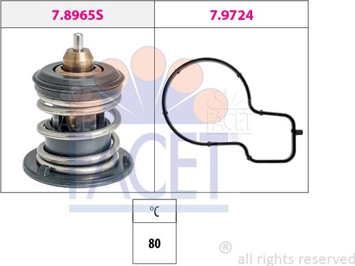 FACET 7.8965 - Thermostat d'eau cwaw.fr