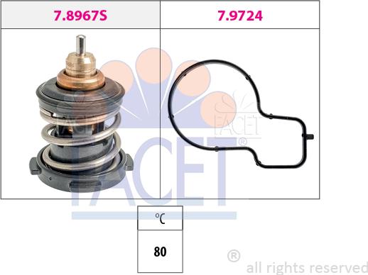 FACET 7.8967 - Thermostat d'eau cwaw.fr