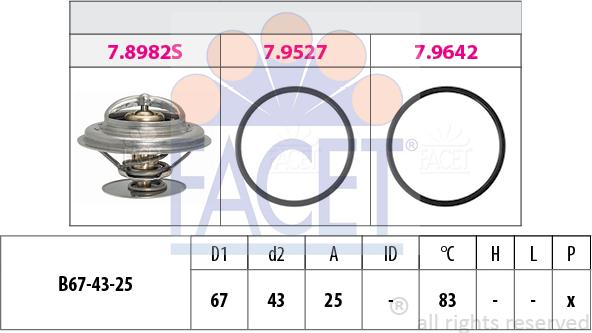 FACET 7.8982 - Thermostat d'eau cwaw.fr