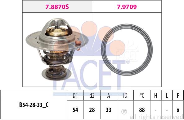 FACET 7.8971 - Thermostat d'eau cwaw.fr