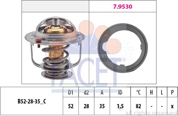 FACET 7.8493 - Thermostat d'eau cwaw.fr